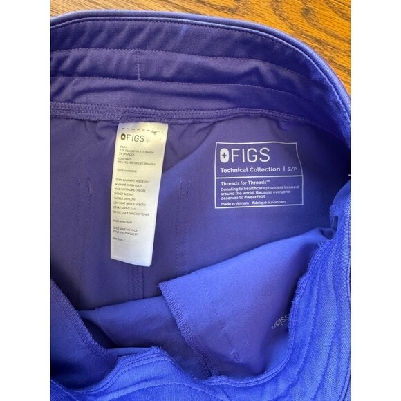 Figs Technical Collection Womens Pants S Scrub Purple Pink Drawstrings - Picture 4 of 6